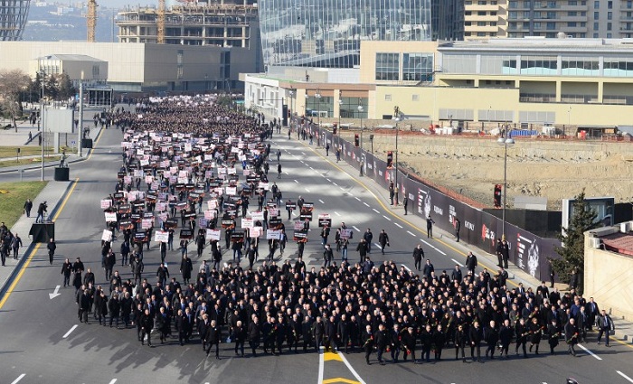 «Marche de Khodjaly» avec la participation du président azerbaïdjanais - PHOTOS